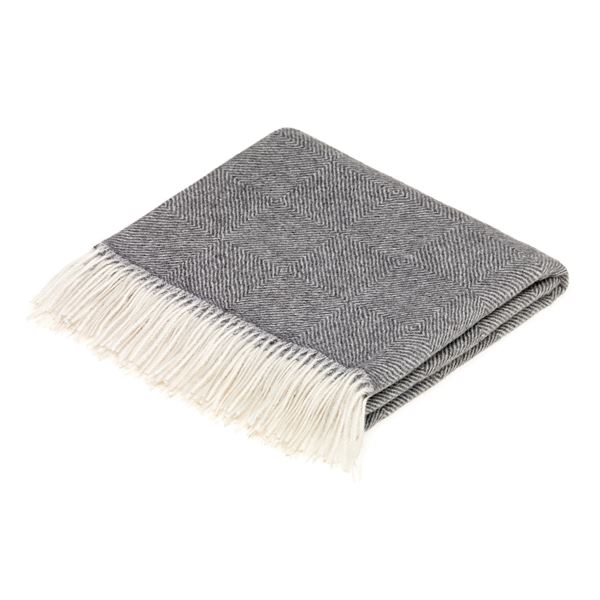 Lana Alpaca Fleece Throw - Grey